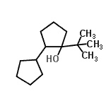 CAS#: 94070-98-1, 2-(2-Methyl-2-propanyl)-1,1'-bi(cyclopentyl)-2-ol