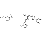 CAS#: 94087-13-5, 1-[2-({(2Z)-2-Cyano-3-[4-(diethylamino)phenyl]-2-propenoyl}oxy)ethyl]-1-methyl-1H-imidazol-1-ium 2-ethylhexanoate