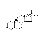 CAS 登录号：94088-90-1， (16alpha)-16,17-环氧孕甾a-4,9(11)-二烯-3,20-二酮