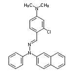 CAS#: 94089-12-0, 3-Chloro-N,N-dimethyl-4-{(E)-[2-naphthyl(phenyl)hydrazono]methyl}aniline
