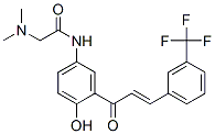 CAS#: 94094-50-5, 2-(Dimethylamino)-N-[4-Hydroxy-3-[1-Oxo-3-[3-(Trifluoromethyl)Phenyl]Allyl]Phenyl]Acetamide