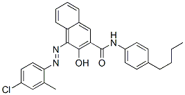 CAS 登录号：94094-69-6， N-(4-丁基苯基)-4-[(4-氯-2-甲基苯基)偶氮]-3-羟基萘-2-甲酰胺