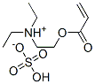 CAS#: 94109-16-7, [2-(Acryloyloxy)Ethyl]Diethylammonium Hydrogen Sulphate