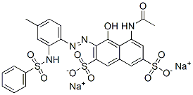 CAS#: 94113-76-5, Disodium 5-(Acetylamino)-4-Hydroxy-3-[[4-Methyl-2-[(Phenylsulphonyl)Amino]Phenyl]Azo]Naphthalene-2,7-Disulphonate