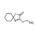 CAS#: 94125-48-1, 3-Ethoxy-1-thia-4-azaspiro[4.5]dec-3-en-2-one