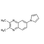 CAS#: 941283-13-2, 2,3-Dimethyl-6-(1H-pyrrol-1-yl)quinoxaline