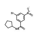 CAS#: 941294-18-4, 3-Bromo-N-cyclopentyl-5-nitrobenzamide