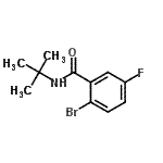 CAS#: 941294-23-1, 2-Bromo-5-fluoro-N-(2-methyl-2-propanyl)benzamide
