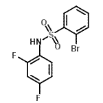 CAS#: 941294-30-0, 2-Bromo-N-(2,4-difluorophenyl)benzenesulfonamide