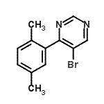 CAS#: 941294-35-5, 5-Bromo-4-(2,5-dimethylphenyl)pyrimidine