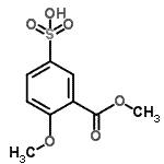 CAS#: 94134-07-3, 4-Methoxy-3-(methoxycarbonyl)benzenesulfonic acid