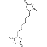 CAS#: 94134-12-0, 1,1'-(1,6-Hexanediyl)di(2,4-imidazolidinedione)