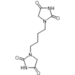 CAS 登录号：94134-14-2， 1,1'-(1,4-丁烷二基)二(2,4-咪唑烷二酮)