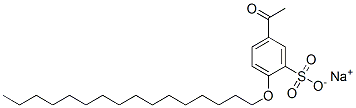 CAS 登录号：94134-65-3， 5-乙酰基-2-(十六烷基氧基)苯磺酸钠