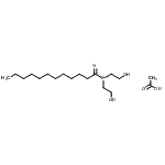 CAS#: 94139-13-6, N,N-Bis(2-hydroxyethyl)dodecanamide acetate (1:1)
