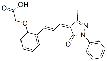CAS#: 94158-17-5, [2-[3-(1,5-Dihydro-3-Methyl-5-Oxo-1-Phenyl-4H-Pyrazol-4-Ylidene)-1-Propenyl]Phenoxy]Acetic Acid