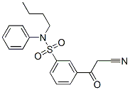 CAS 登录号:94158-19-7, N-丁基-3-(氰基乙酰基)-N-苯基苯磺酰胺