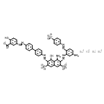 CAS#: 94158-41-5, Tetrasodium 5-[(4'-{[8-amino-7-({5-amino-2-[(4-sulfonatophenyl)diazenyl]phenyl}diazenyl)-1-hydroxy-3,6-disulfonato-2-naphthyl]diazenyl}-4-biphenylyl)diazenyl]-2-hydroxybenzoate