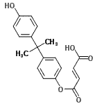 CAS#: 94158-54-0, (2E)-4-{4-[2-(4-Hydroxyphenyl)-2-propanyl]phenoxy}-4-oxo-2-butenoic acid