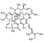 CAS#: 94168-98-6, (7S,9E,11S,12R,13S,14R,15R,16R,17S,18S,19E,21Z)-26-[(E)-{(2E)-[1-(Diethylamino)ethylidene]hydrazono}methyl]-2,15,17,27,29-pentahydroxy-11-methoxy-3,7,12,14,16,18,22-heptamethyl-6,23-dioxo-8,30-dioxa-2 4-azatetracyclo[23.3.1.1<sup>4,7</sup>.0<sup>5,28</sup>]triaconta-1(28),2,4,9,19,21,25(29),26-octaen-13-yl acetate