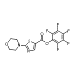 CAS#: 941716-88-7, Pentafluorophenyl 2-(4-morpholinyl)-1,3-thiazole-5-carboxylate