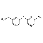 CAS#: 941716-89-8, 1-{3-[(6-Methyl-2-pyrazinyl)oxy]phenyl}methanamine