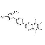 CAS 登录号：941717-00-6， 五氟苯基4-(3,5-二甲基-1H-吡唑-1-基)苯甲酸酯