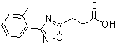 CAS#: 94192-15-1, 3-[3-(2-Methylphenyl)-1,2,4-oxadiazol-5-yl]propanoic acid