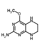 CAS#: 942-03-0, 4-Methoxy-1,5,6,7-tetrahydro-2-pteridinamine