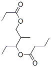 CAS 登录号:94201-00-0, 1-乙基-2-甲基-3-(1-氧代丙氧基)丙基丁酸酯