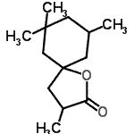 CAS#: 94201-20-4, 2,7,7,9-tetramethyl-4-oxaspiro[4.5]decan-3-one
