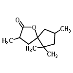 CAS#: 94201-23-7, 1,1,3,7-tetramethyl-9-oxaspiro[4.4]nonan-8-one