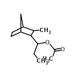 CAS 登录号：94201-28-2， 1-(3-甲基降冰片烷-2-基)丙基乙酸酯