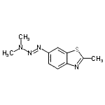 CAS#: 94216-92-9, 6-[(1E)-3,3-Dimethyl-1-triazen-1-yl]-2-methyl-1,3-benzothiazole