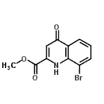 CAS 登录号：942227-30-7， 甲基8-溴-4-氧代-1,4-二氢-2-喹啉羧酸酯