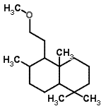 CAS#: 94231-52-4, 5-(2-methoxyethyl)-1,1,4a,6-tetramethyl-decalin