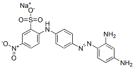 CAS#: 94236-85-8, Sodium 2-[4-[(2,4-Diaminophenyl)Azo]Anilino]-5-Nitrobenzenesulphonate