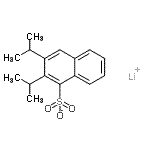 CAS 登录号：94248-48-3， 锂2,3-二异丙基萘-1-磺酸酯