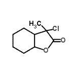 CAS#: 94291-91-5, 3-chloro-3-methyl-3a,4,5,6,7,7a-hexahydrobenzofuran-2-one