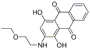 CAS 登录号：94313-80-1， 2-[(2-乙氧基乙基)氨基]-1,4-二羟基-9,10-蒽二酮