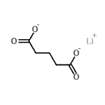 CAS#: 94333-47-8, Pentanedioate, lithium salt (1:1)