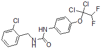 CAS#: 94336-05-7, 1-(2-Chlorobenzyl)-3-[4-(1,1-dichloro-2,2-difluoro-ethoxy)phenyl]urea