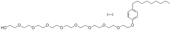 CAS#: 94349-40-3, 26-(P-Nonylphenoxy)-3,6,9,12,15,18,21,24-Octaoxahexacosan-1-Ol, Compound With Iodine