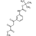 CAS#: 943641-43-8, Methyl 4-[3-({[(2-methyl-2-propanyl)oxy]carbonyl}amino)phenyl]-2,4-dioxobutanoate