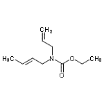 CAS 登录号：943758-92-7， 乙基烯丙基[(2E)-2-丁烯-1-基]氨基甲酸酯
