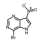 CAS#: 943846-24-0, 4-Bromo-7-nitro-5H-pyrrolo[3,2-d]pyrimidine