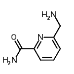 CAS 登录号：94413-68-0， 6-(氨基甲基)-2-吡啶甲酰胺