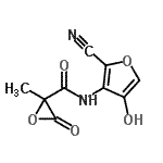 CAS#: 944403-65-0, N-(2-Cyano-4-hydroxy-3-furyl)-2-methyl-3-oxo-2-oxiranecarboxamide