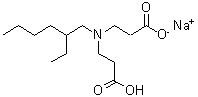 CAS 登录号：94441-92-6， N-(2-羧基乙基)-N-(2-乙基己基)-beta-丙氨酸钠盐(1:1)