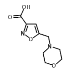 CAS#: 944450-97-9, 5-(Morpholin-4-ium-4-ylmethyl)-1,2-oxazole-3-carboxylate
